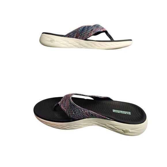 Skechers Goga Mat flip flops Size 8 - Picture 2 of 5